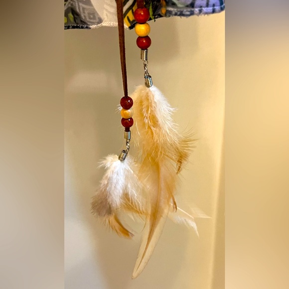 Women’s shirt. Size small. Sheer. Feather accent. Short sleeved. - Picture 6 of 6